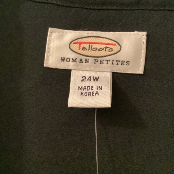 Plus size lace style collar long sleeve button down jacket top shirt blouse  NWT - Picture 8 of 11